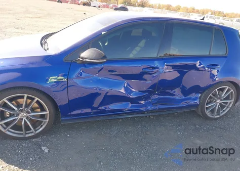 2018 Volkswagen Golf R 2.0T W/Dcc Navigation из США, поврежденный, VIN WVWVF7AU2JW168820